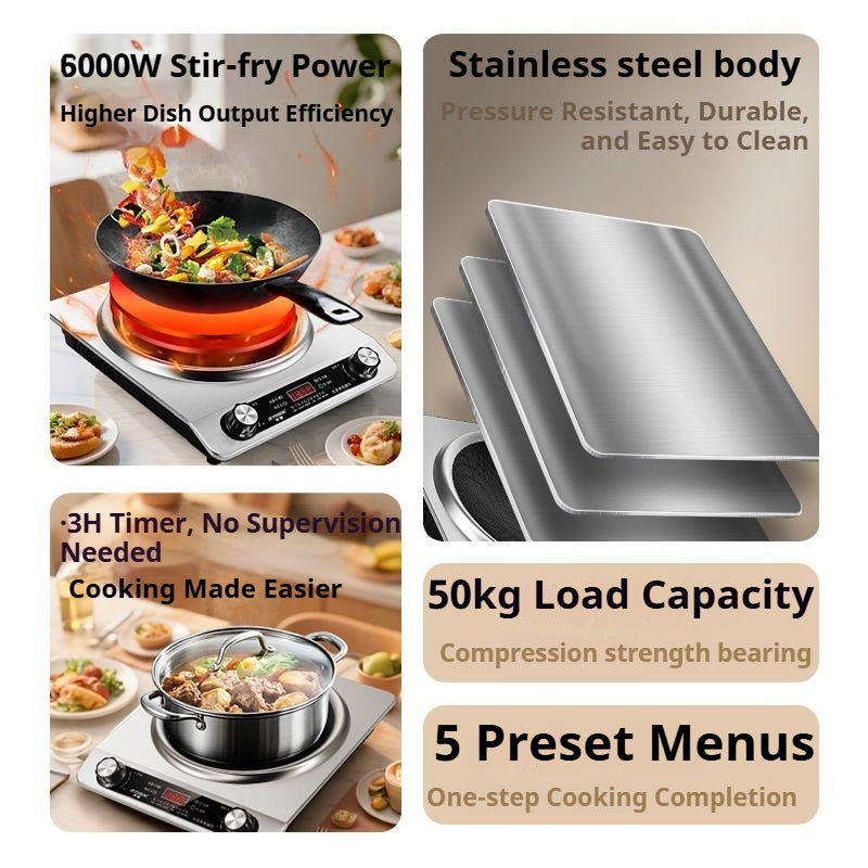 Solrion high power induction cooker product media